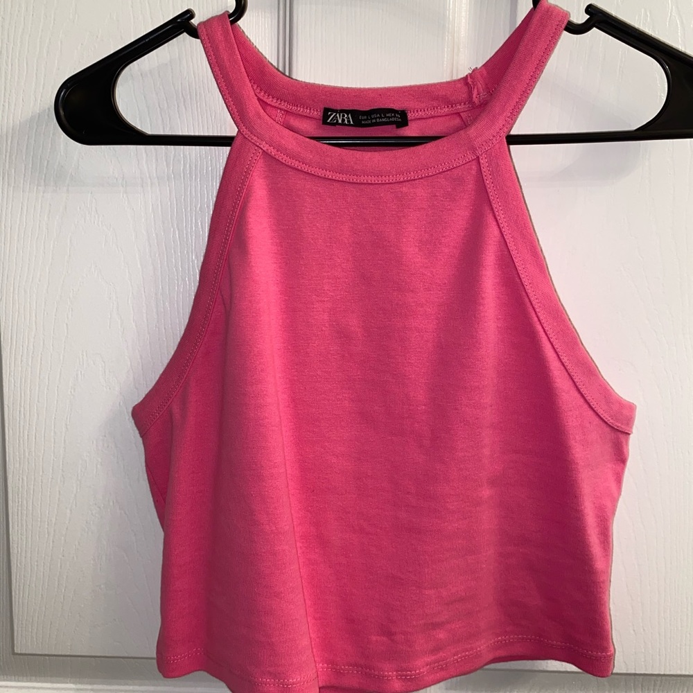 Pink Crop Tank